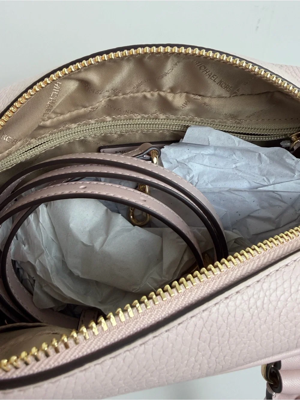Michael Kors satchel pebbled